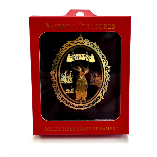 Jackalope Country Collectible Brass Ornaments - Wall Drug Store