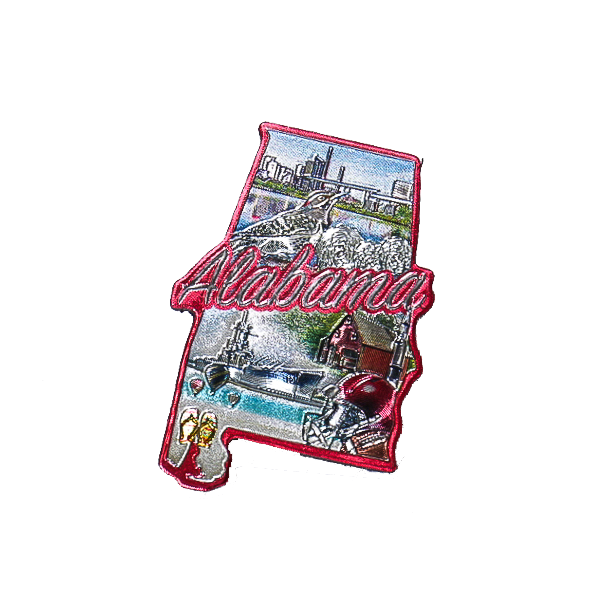 50 States Outline Foil Magnets - Wall Drug Store