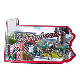 50 States Outline Foil Magnets - Wall Drug Store