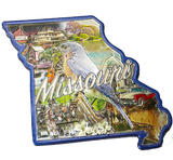 50 States Outline Foil Magnets - Wall Drug Store