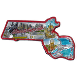 50 States Outline Foil Magnets - Wall Drug Store