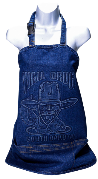 Wall Drug Cowboy Blue Denim Apron - Wall Drug Store