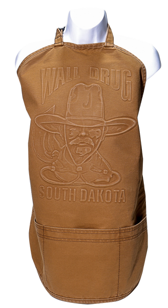 Wall Drug Cowboy Camel Canvas Apron - Wall Drug Store