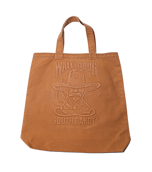 Wall Drug Cowboy Camel Canvas Tote Bag - Wall Drug Store