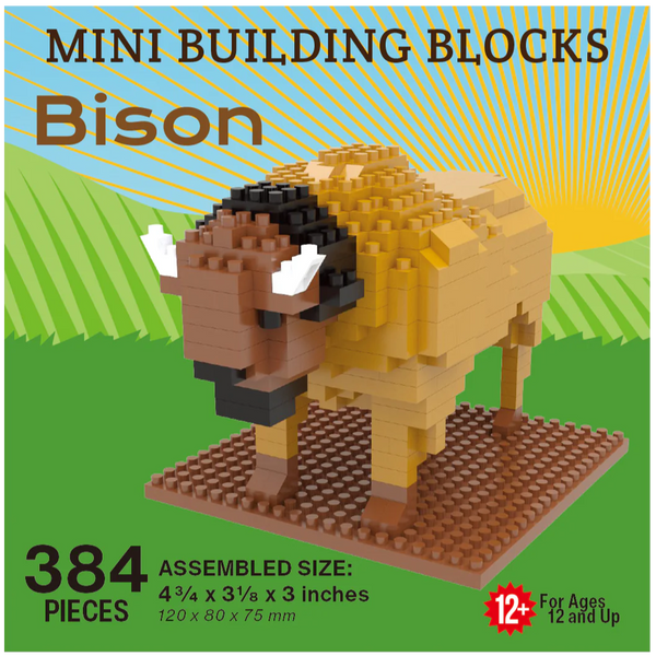 Bison Mini Building Blocks - Wall Drug Store