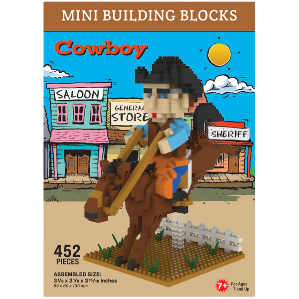 Cowboy Mini Building Blocks - Wall Drug Store