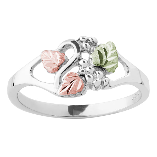 Landstrom's Black Hills Gold Sterling Silver Grape Vine Ring - Wall Drug Store