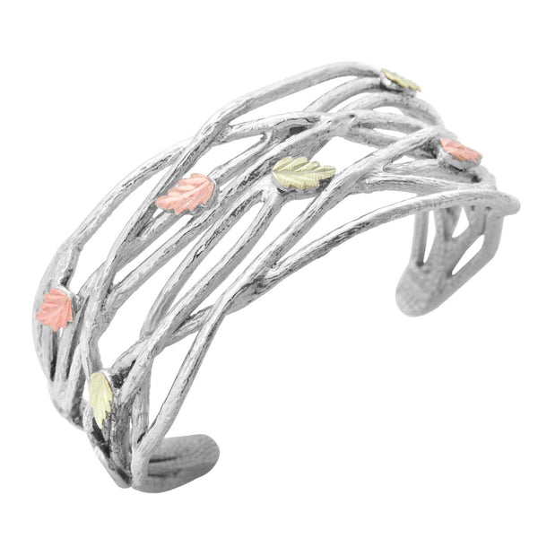 Landstrom's Black Hills Gold & Silver Vine Cuff Bracelet - Wall Drug Store