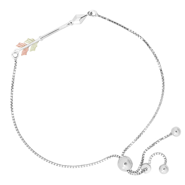 Landstrom's Black Hills Gold & Silver Arrow Bolo Bracelet - Wall Drug Store