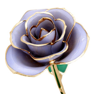Sweet Lilac 24K Gold Dipped Rose - Wall Drug Store