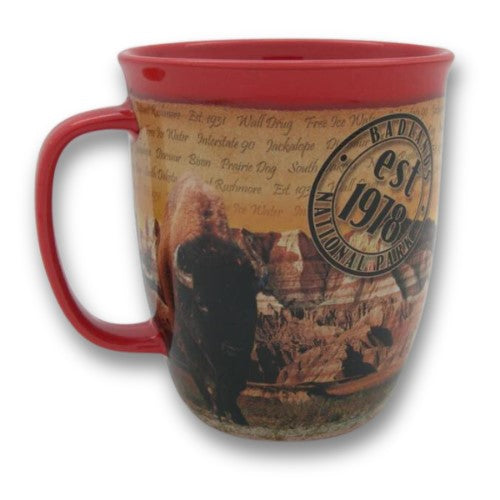 Red Badlands Scene Mug - Wall Drug Store