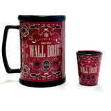 Wall Drug Red Bandana Shot Glass - Wall Drug Store