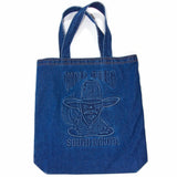 Wall Drug Cowboy Blue Denim Tote Bag - Wall Drug Store