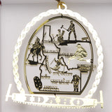 All 50 State Collectible Brass Ornaments - Wall Drug Store