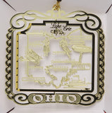 All 50 State Collectible Brass Ornaments - Wall Drug Store