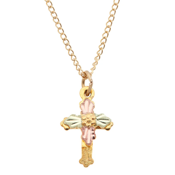 Black Hills Gold Petite Cross Pendant - Wall Drug Store