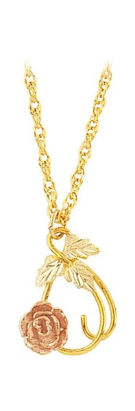 Black Hills Gold Rose Necklace - Wall Drug Store
