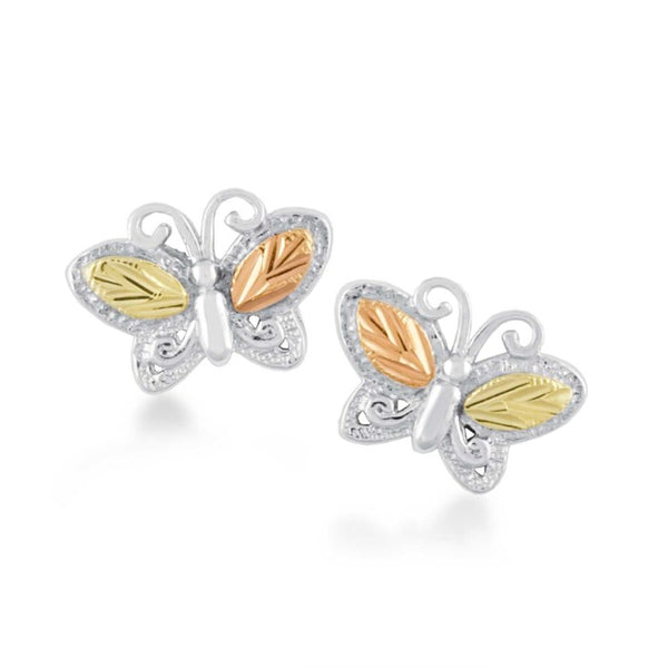 Black Hills Gold Butterfly Earrings - Wall Drug Store