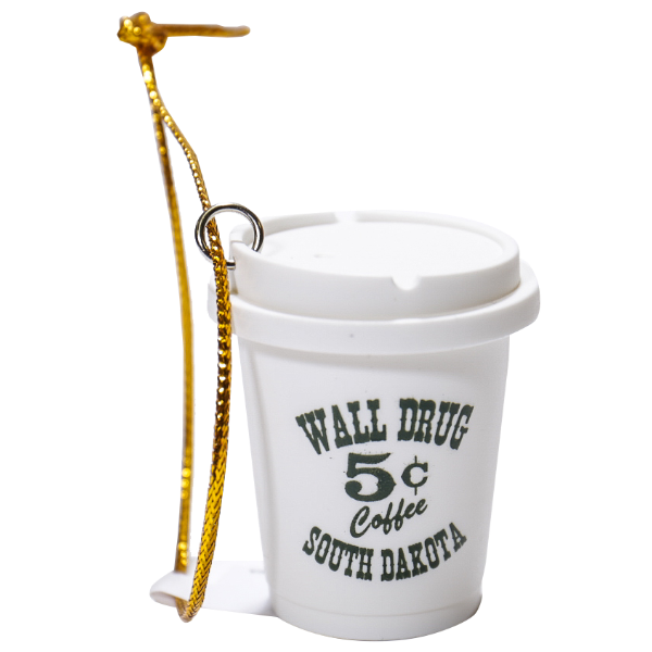 Wall Drug Coffee Cup Ornament - Wall Drug Store