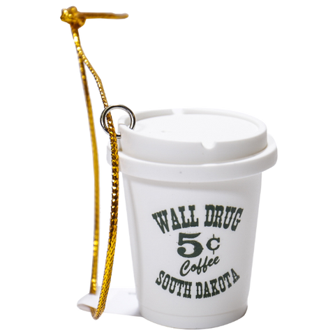 Wall Drug Coffee Cup Ornament - Wall Drug Store