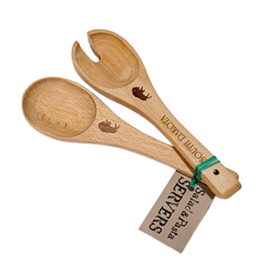 Buffalo Salad and Pasta Servers - South Dakota - Wall Drug Store