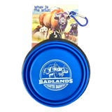 Badlands Collapsible Pet Bowl - Blue - Wall Drug Store