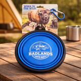 Badlands Collapsible Pet Bowl - Blue - Wall Drug Store