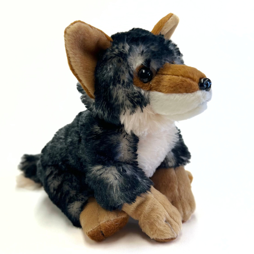 Sitting Plush Wolf - Wall Drug Store