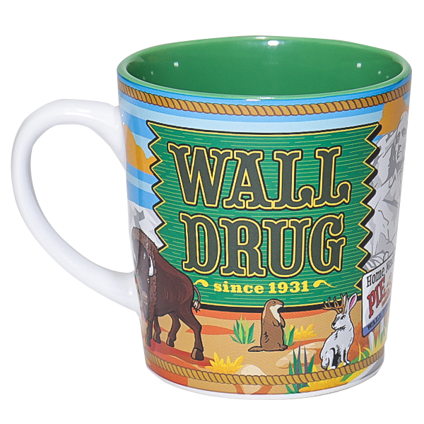 South Dakota Icons Mug - Wall Drug Store
