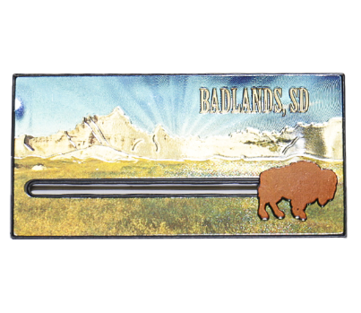 Badlands Metal Panoramic Magnet - Wall Drug Store