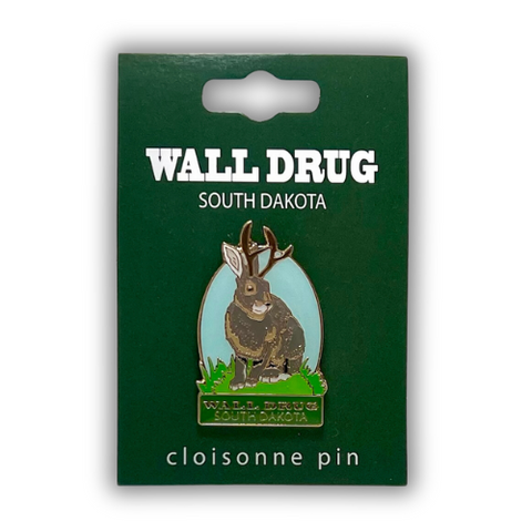 Wall Drug Jackalope Cloisonne Pin - Wall Drug Store