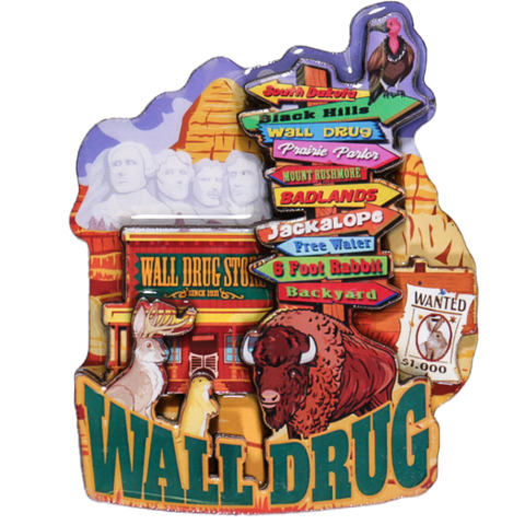 Wall Drug 3D Magnet - Wall Drug Store