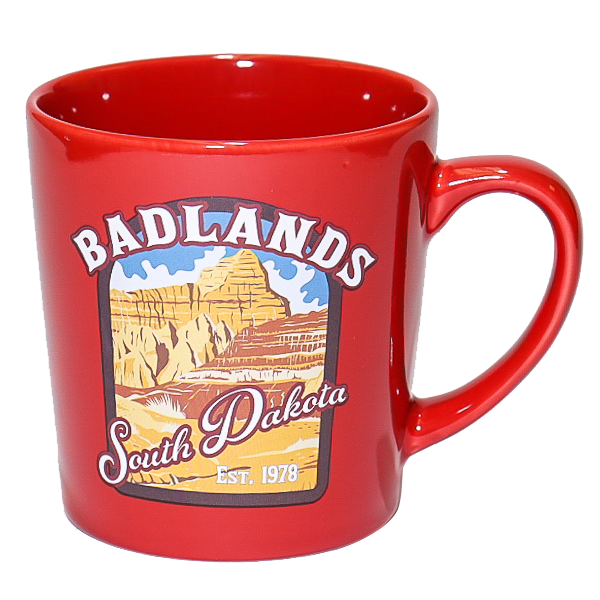 Badlands South Dakota Red Mug - Wall Drug Store