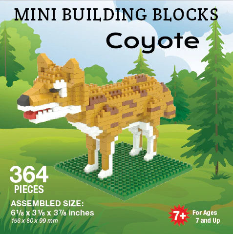 Coyote Mini Building Blocks - Wall Drug Store