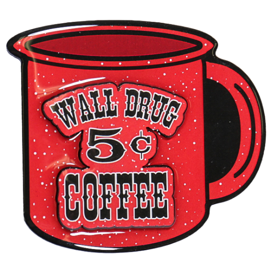 Wall Drug 5 Cent Coffee 3D Magnet - Wall Drug Store