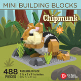 Chipmunk Mini Building Blocks - Wall Drug Store