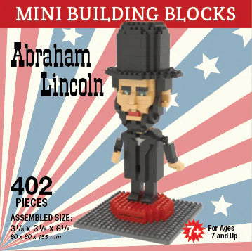 Abraham Lincoln Mini Building Blocks - Wall Drug Store
