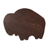 Leather Buffalo Coasters - Set of 6 - Wall Drug Store