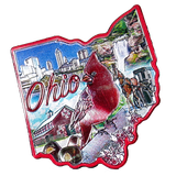 50 States Outline Foil Magnets - Wall Drug Store