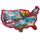 50 States Outline Foil Magnets - Wall Drug Store