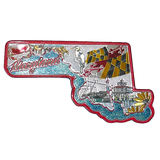 50 States Outline Foil Magnets - Wall Drug Store