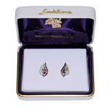 Landstrom's Black Hills Gold & Silver Birthstone Post Earrings - July - Wall Drug Store