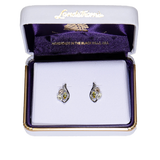 Landstrom's Black Hills Gold & Silver Birthstone Post Earrings - November - Wall Drug Store