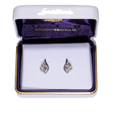 Landstrom's Black Hills Gold & Silver Birthstone Post Earrings - October - Wall Drug Store