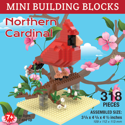 Northern Cardinal Mini Building Blocks - Wall Drug Store
