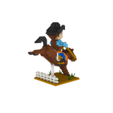 Cowboy Mini Building Blocks - Wall Drug Store