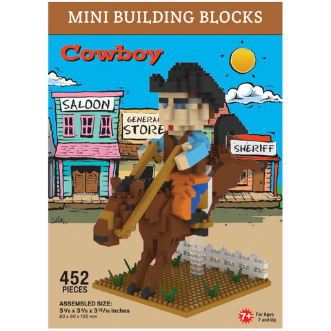 Cowboy Mini Building Blocks - Wall Drug Store