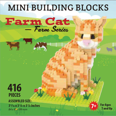 Farm Cat Mini Building Blocks - Wall Drug Store
