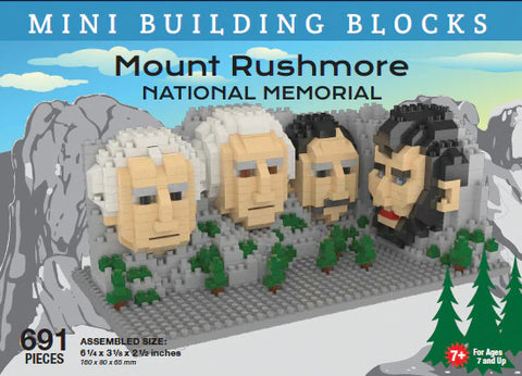 Mount Rushmore Mini Building Blocks - Wall Drug Store