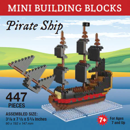 Pirate Ship Mini Building Blocks - Wall Drug Store